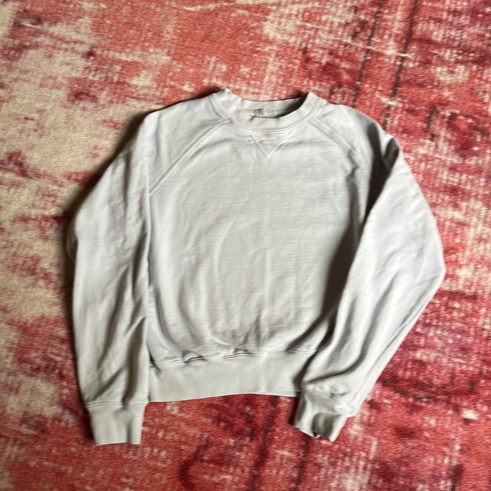 John Galt baby blue sweatshirt never worn